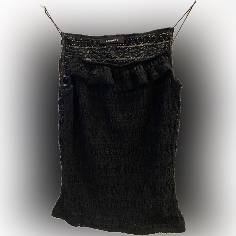 Express Black Lace Camisole - Size Small